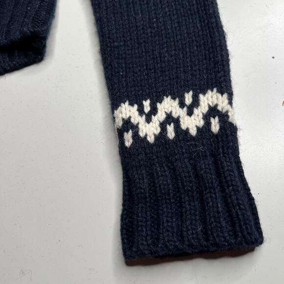 Abercrombie & Fitch Women’s Wool Reindeer Shawl Collar Cardigan Sweater S - Picture 2 of 4